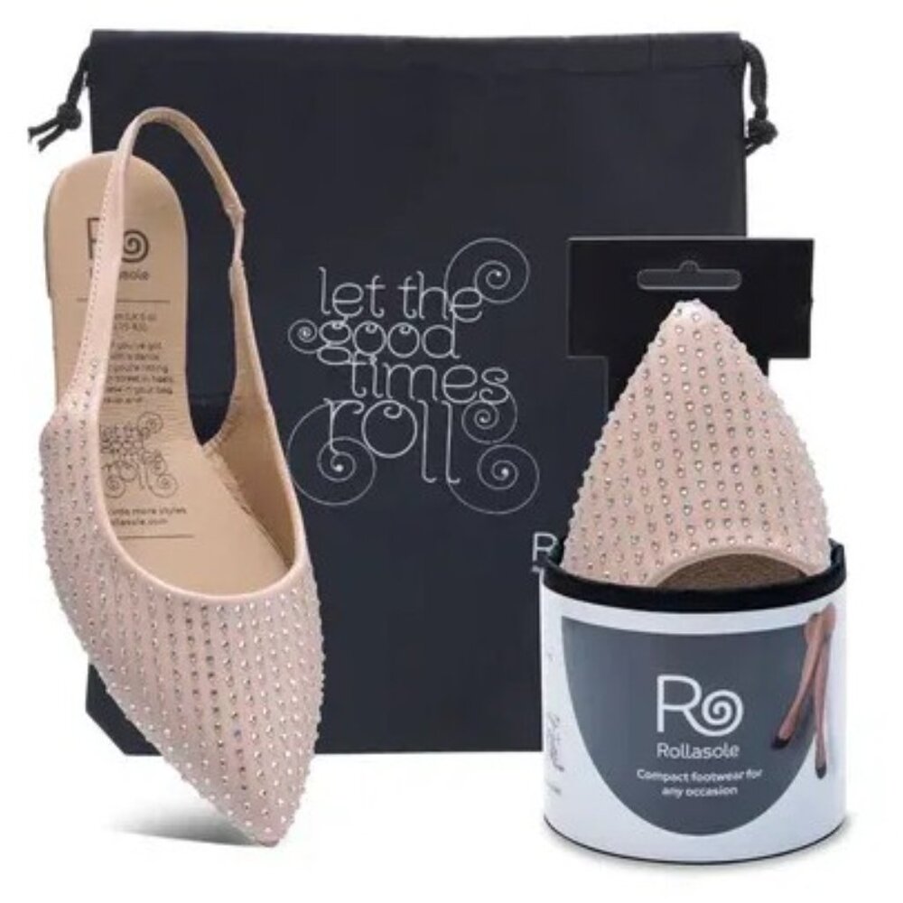 Nude DAZZLE Flats